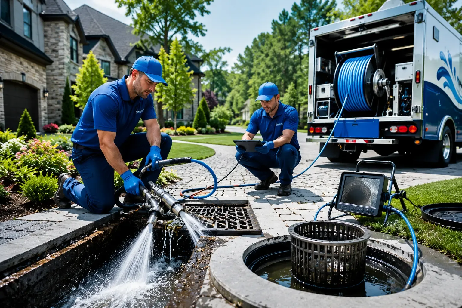 Local outdoor drain cleaning professionals in West Lebanon, NH